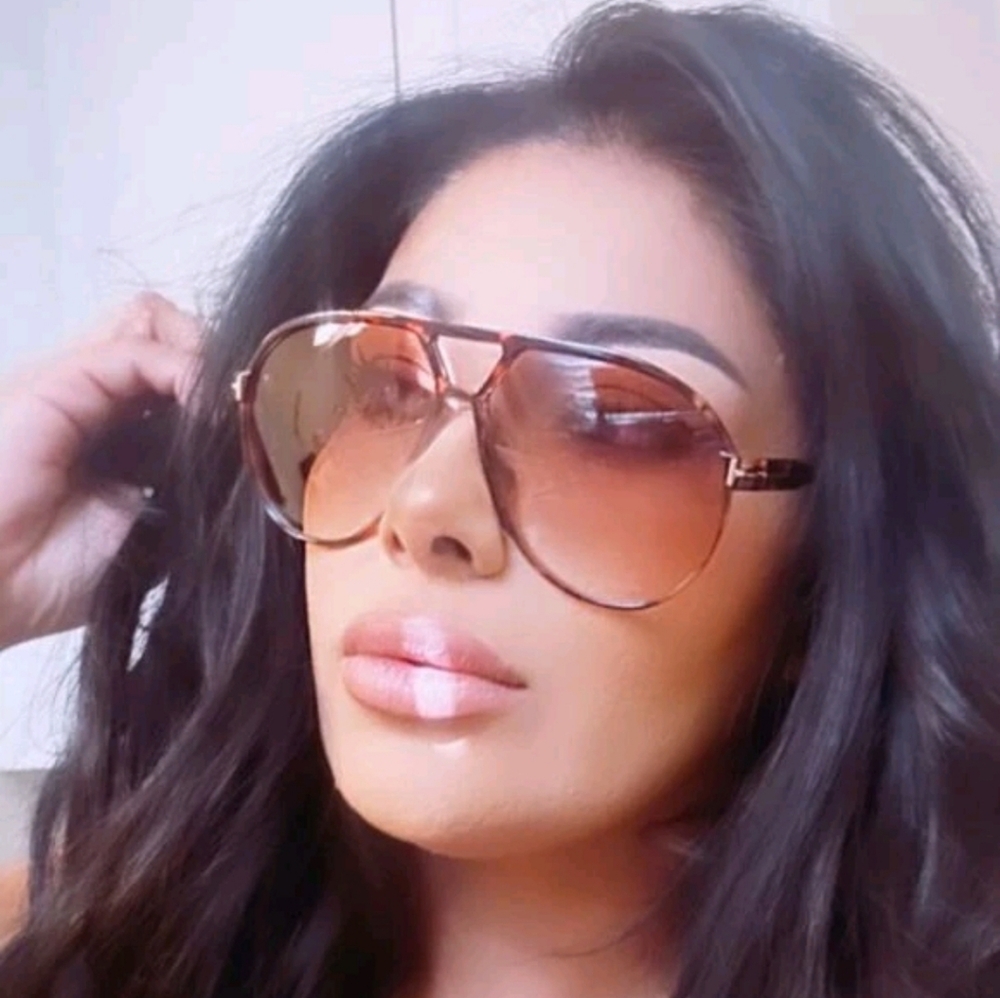 NEW Leopard Print Lens Oversized Fashion Sunglasses